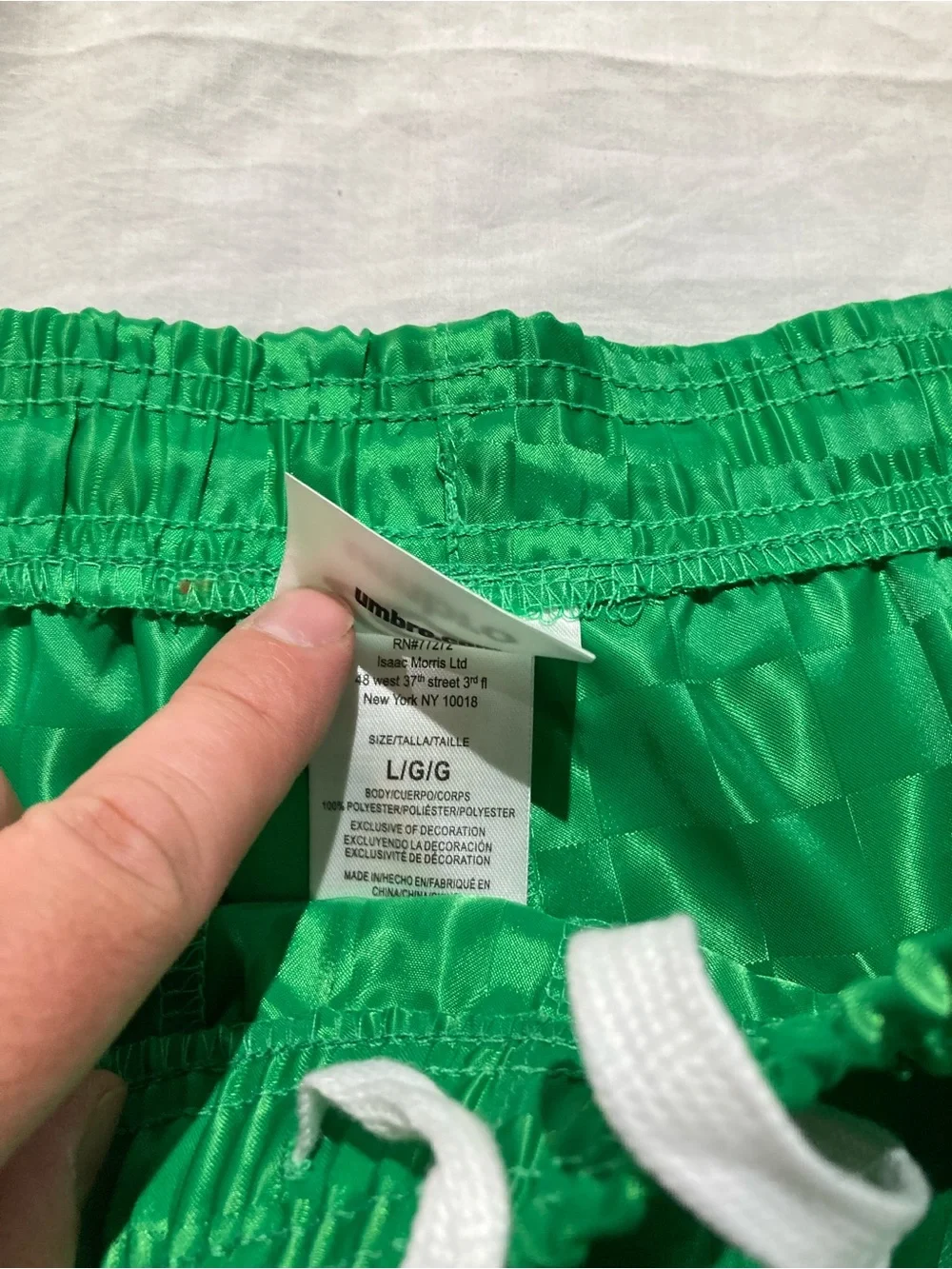Vintage Style Umbro Jacquard Shorts, Men’s size large, NWT!